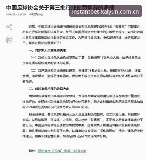 足协第三批禁足名单解读实用指南：在2026kaiyun平台洞悉行业整顿新动向
